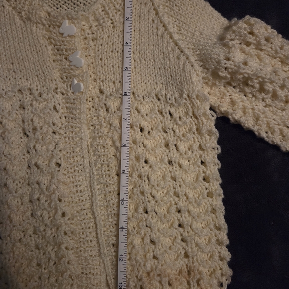 Yellow Knit Infant Sweater - Picture 7 of 9